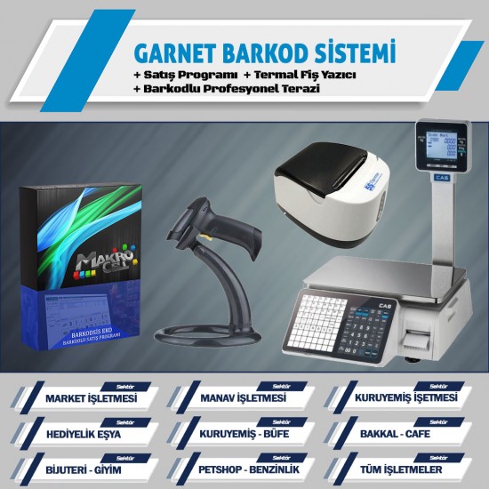 Garnet Barkod Sistemi